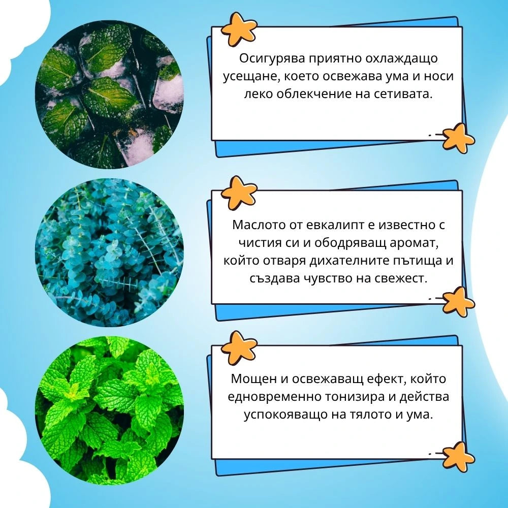 Назален инхалатор Освежаваща Мента - GoodGood (3 стика в пакет)