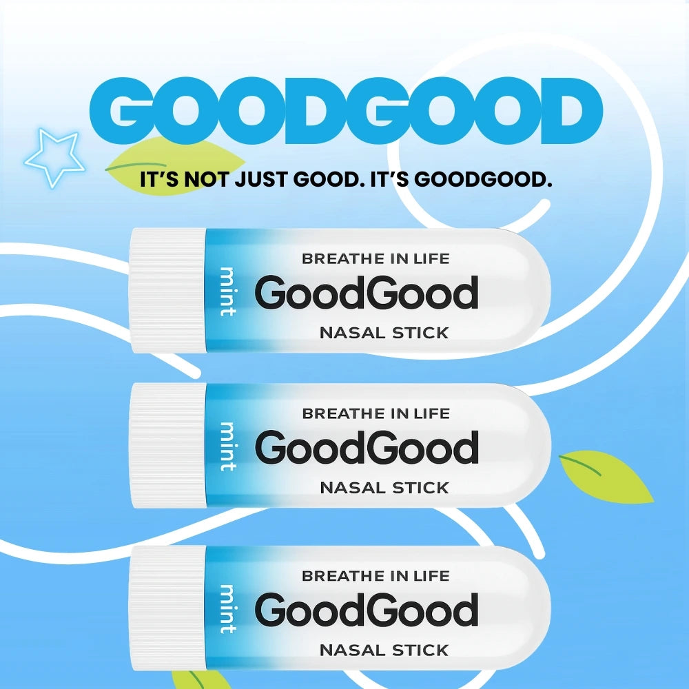 Назален инхалатор Освежаваща Мента - GoodGood (3 стика в пакет)
