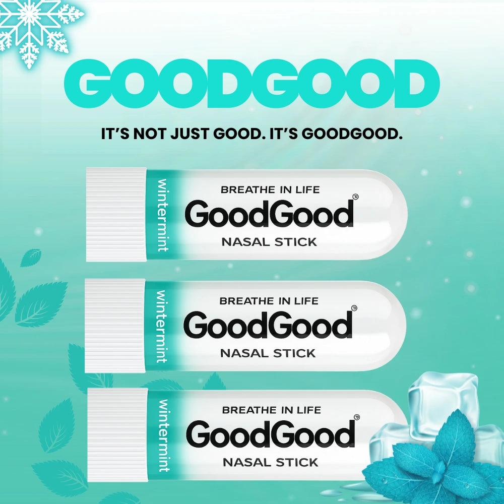 Назален инхалатор Лютива мента - GoodGood (3 стика в пакет)